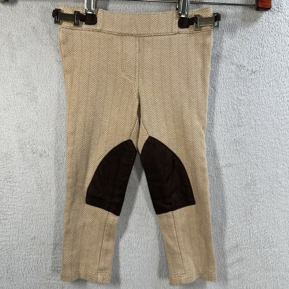 Janie and Jack Other - Janie and Jack Girls Tan Riding Pants Toddler Size 2T Knit Equestrian
